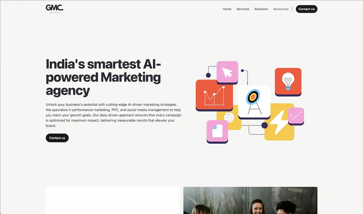 law firm landing page