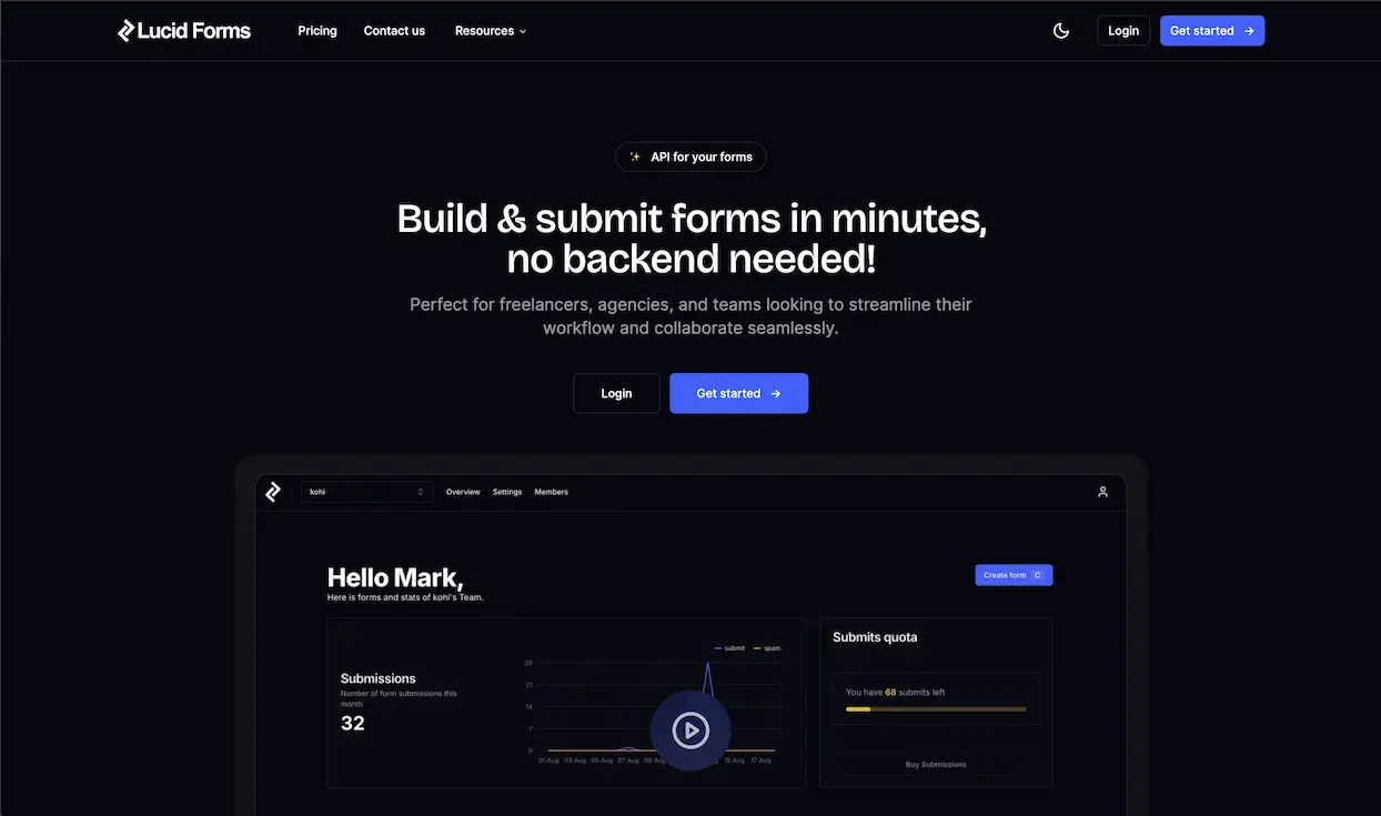 law firm landing page